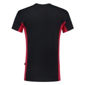 T-shirt Bicolor Borstzak 102002 Navy-Red 4XL