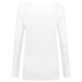 T-shirt Lange Mouw Dames 101010 White M