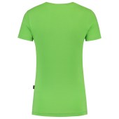 T-shirt V Hals Fitted Dames 101008 Lime 4XL