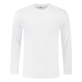 T-shirt Lange Mouw 101006 White 4XL